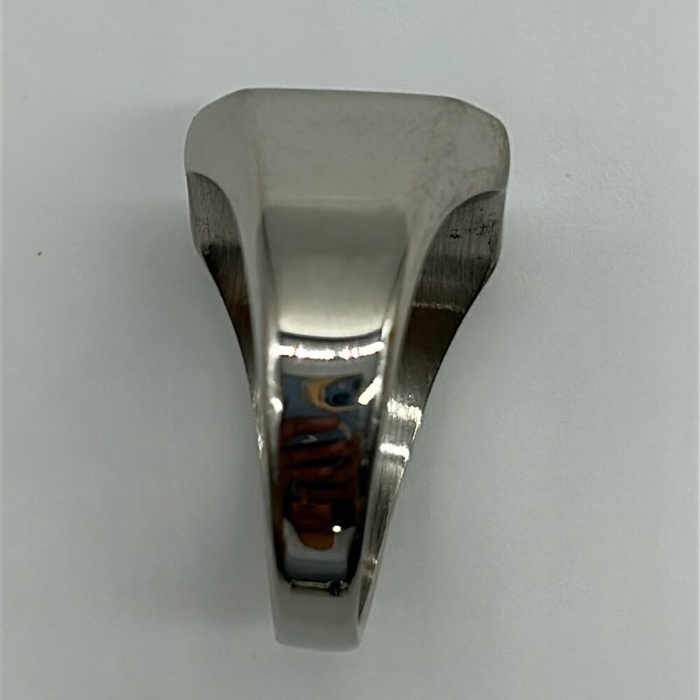 Natural Abalone Shell Handmade Men's Ring Size 12.5 NWT - Picture 7 of 8